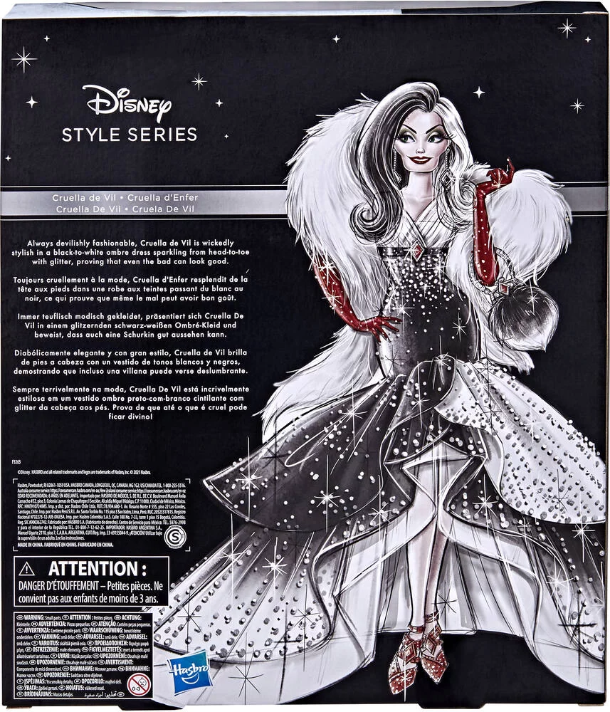 POUPEE  - DISNEY VILAINS STYLE SERIES CRUELLA D'ENFER