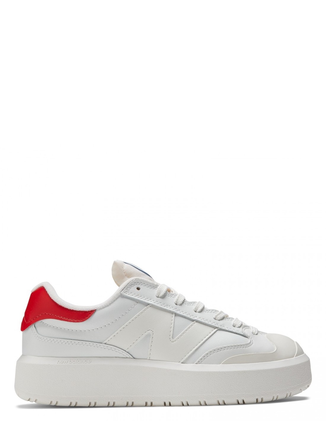 new balance Sneakers compensées femme CT302 blanc/rouge