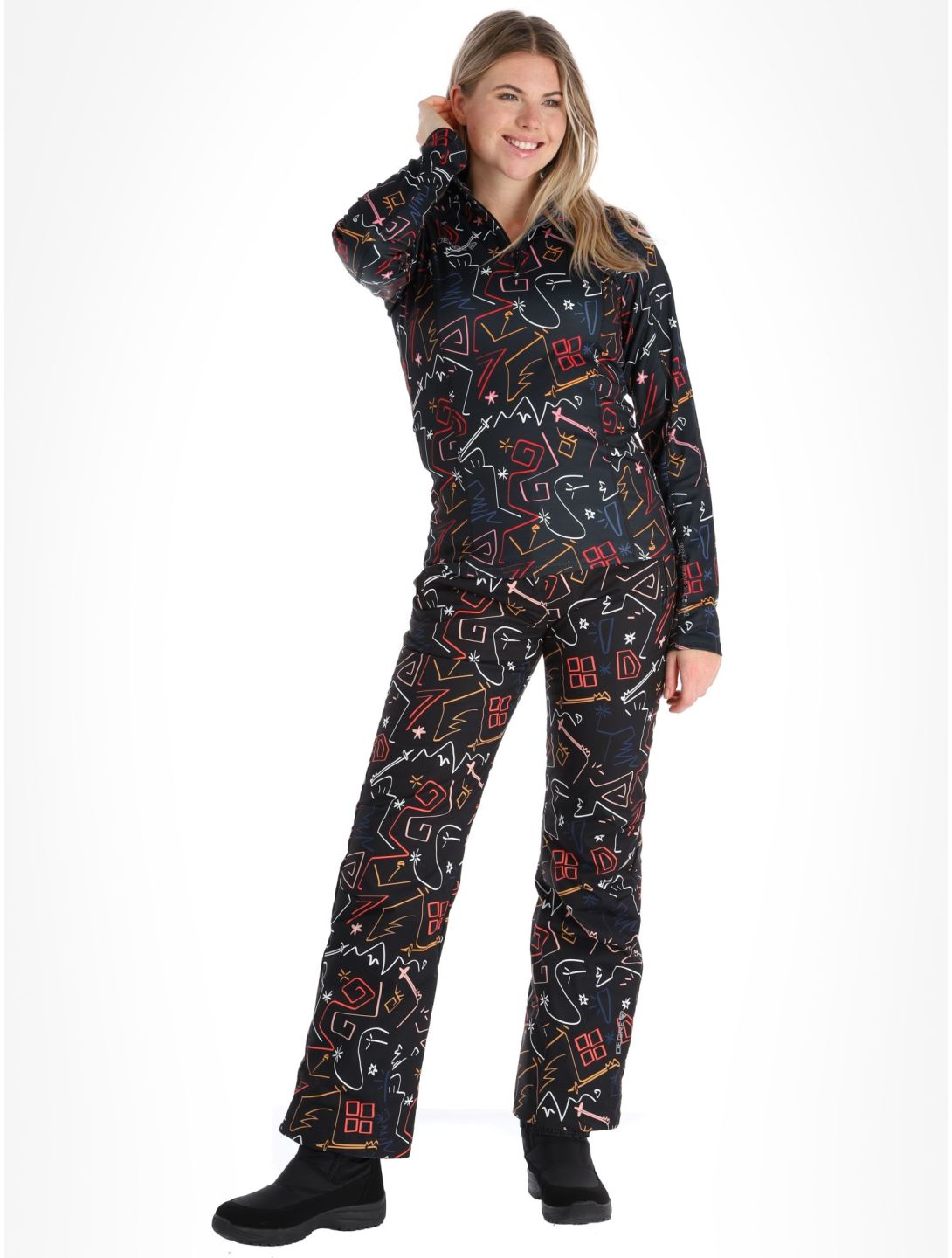 Veyrand Print skipully dames