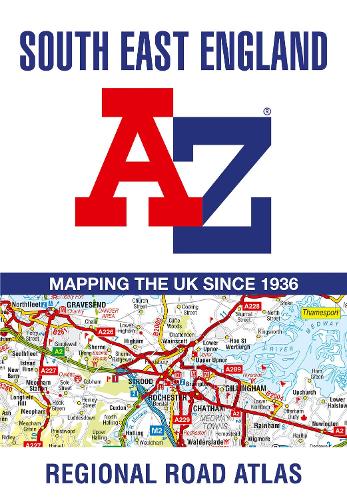 South East England A-Z Road Atlas (Paperback)