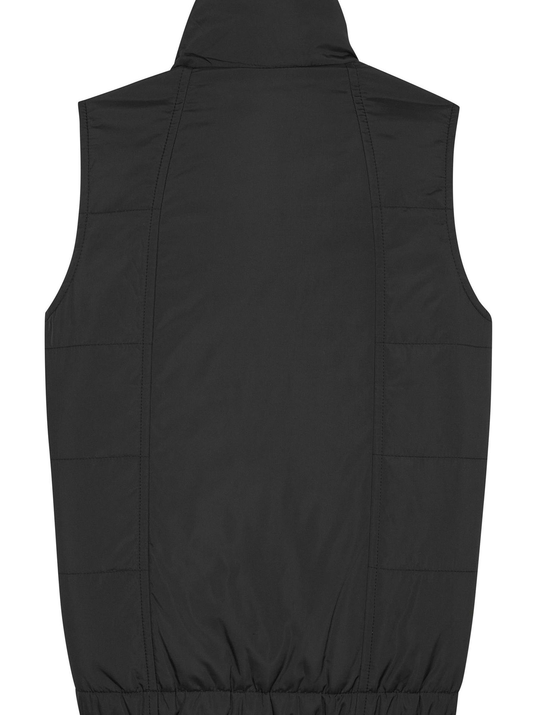 Calvin Klein Jeans - Zwarte gilet met badge voor jongens
