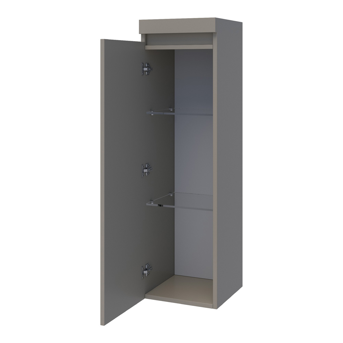 Brauer Joy kolomkast 120cm linksdraaiend taupe mat