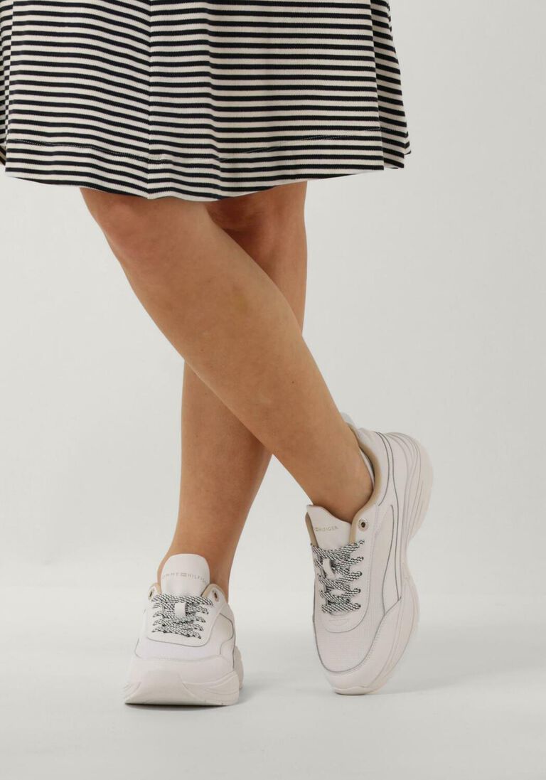 TOMMY HILFIGER witte tommy hilfiger lage sneakers chunky runner