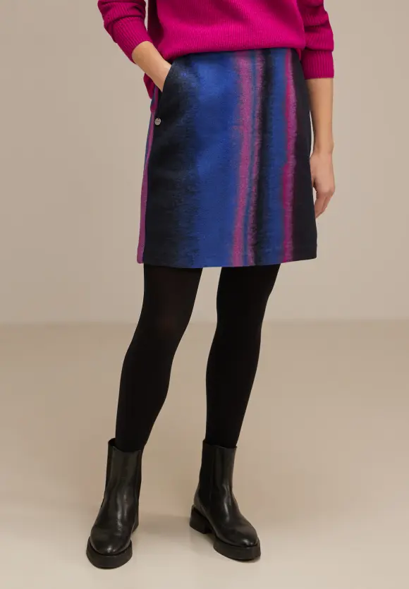Batik Minirock - deep blue