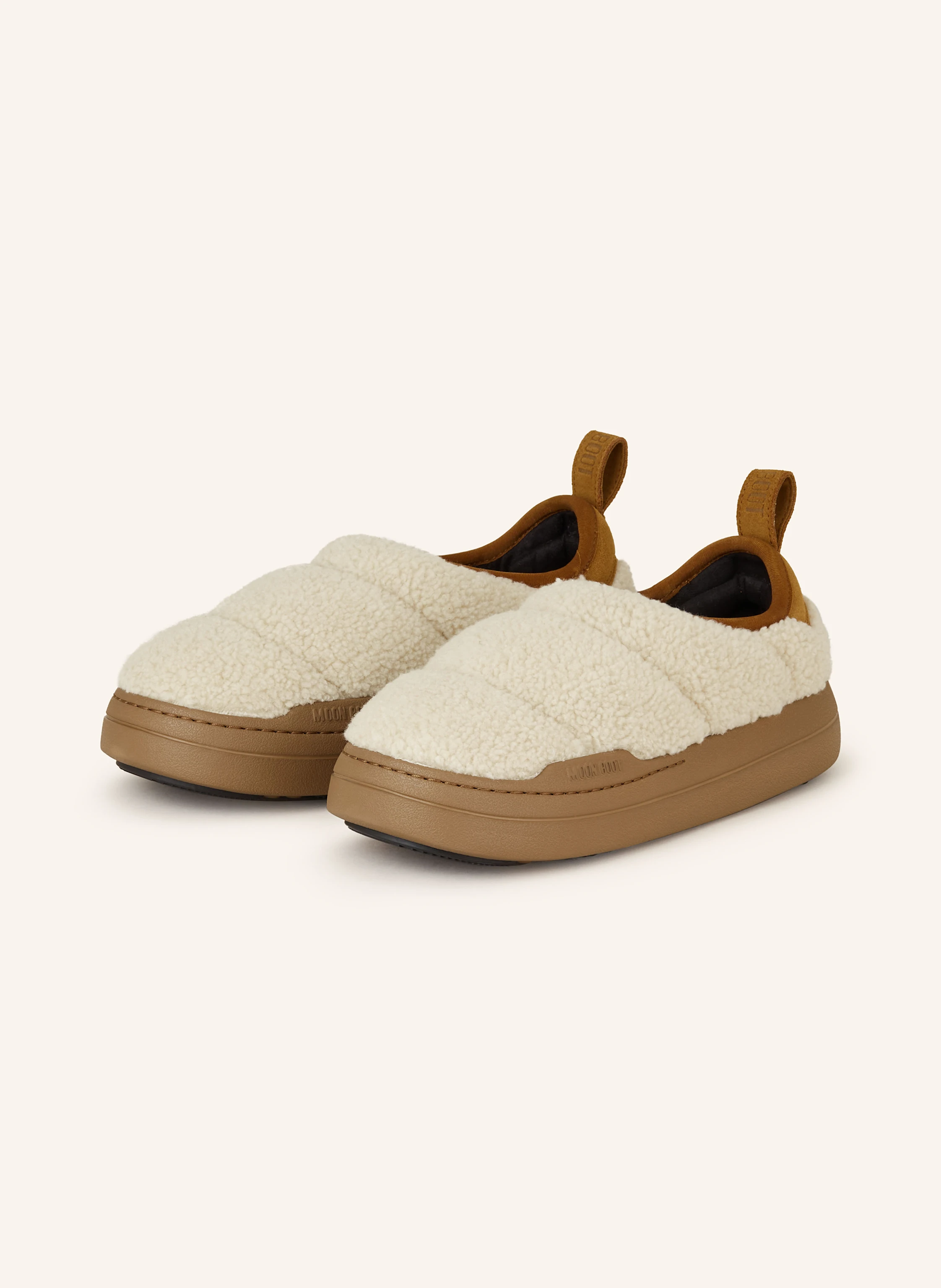 MOON BOOT Plateau-Slipper PARK PUFFER FLEECE