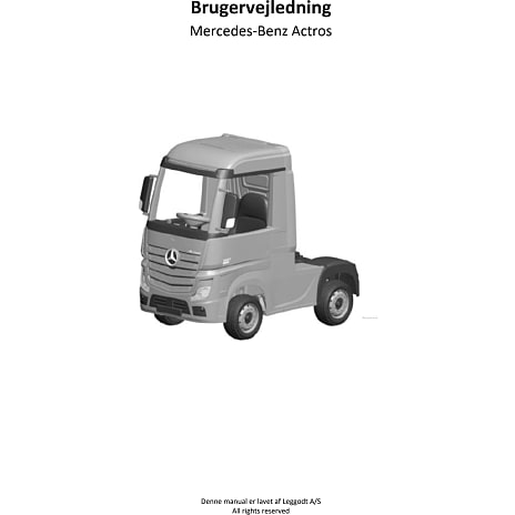 Mercedes elektrisk lastbil 12 V