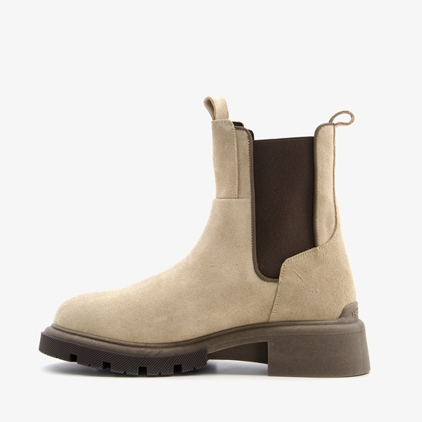 Hush Puppies leren dames boots beige