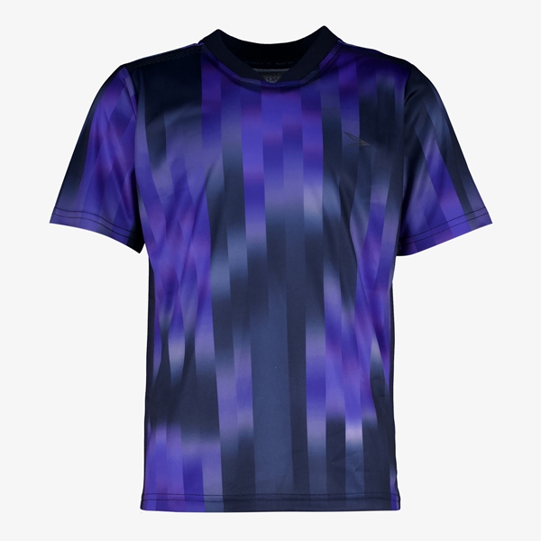 Dutchy Dry kinder voetbal T-shirt met print blauw