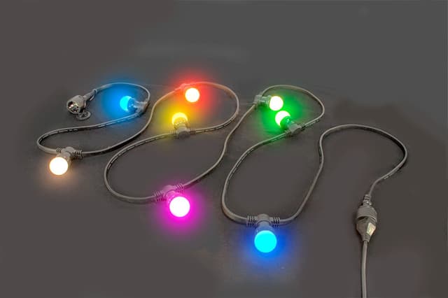 10 mtr. LED Lyskæde Multifarver
