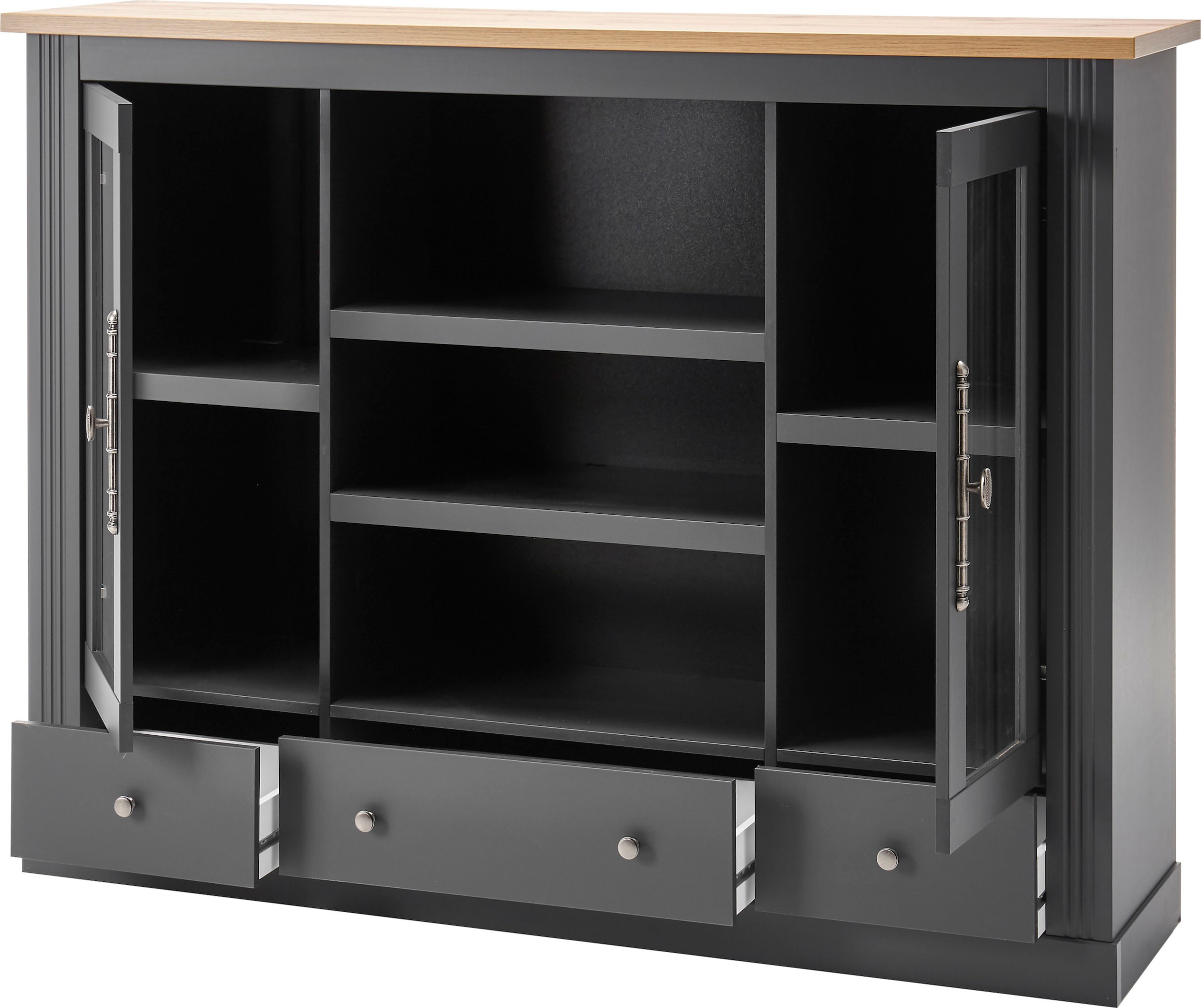Home affaire Highboard »Westminster BESTSELLER!« Höhe ca. 122cm,  im angesagten Landhaus-Look
