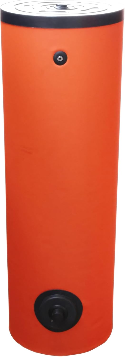 SUNEX® Speicher für Wärmepumpen, Warmwasserspeicher 300L für Heizung und Warmwasser, mit 1 Wärmetauscher, emailliert, Magnesiumanode, Wärmedämmung, Boiler, Warmwasserboiler, Warmwasserbereiter
