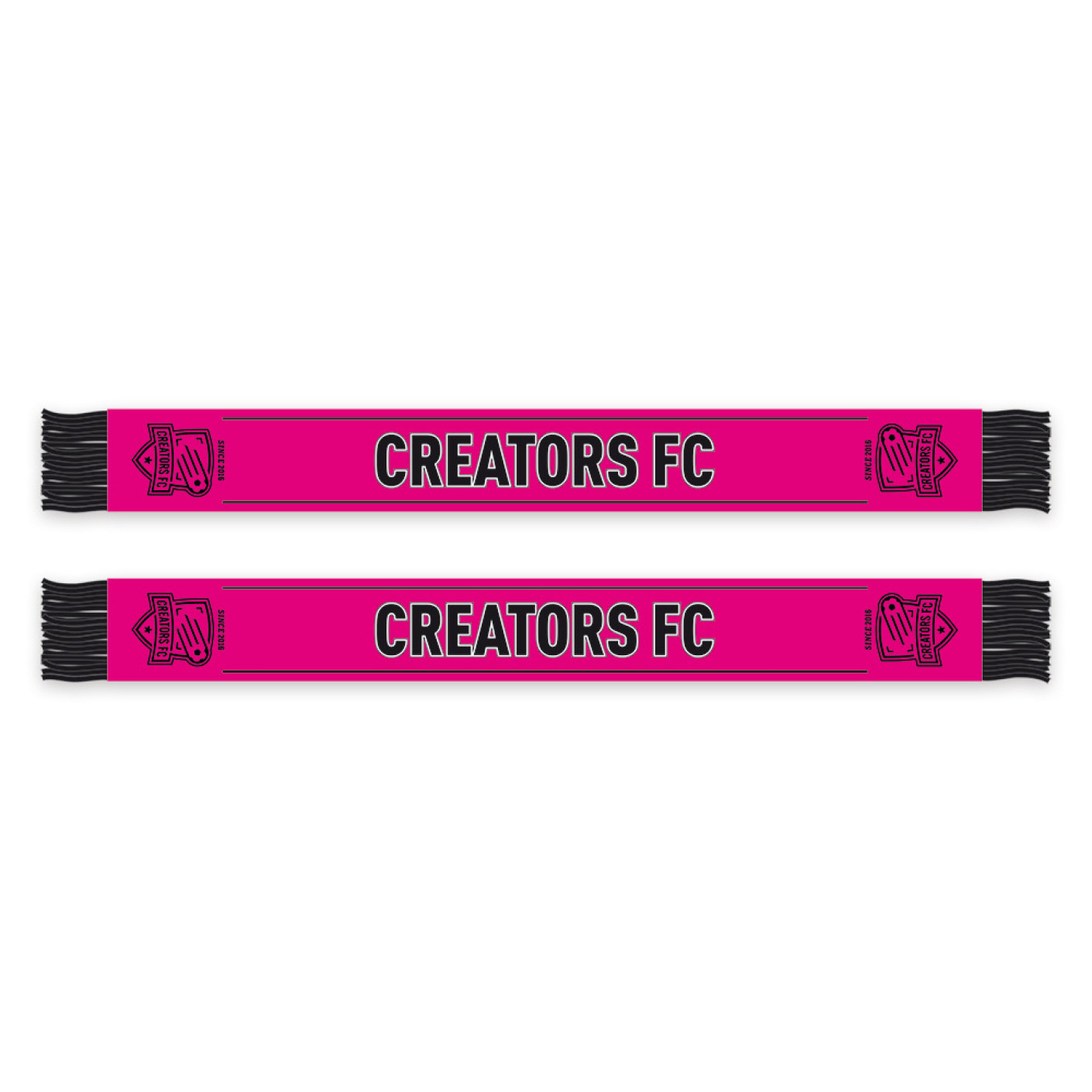 Creators FC Sjaal Roze Zwart