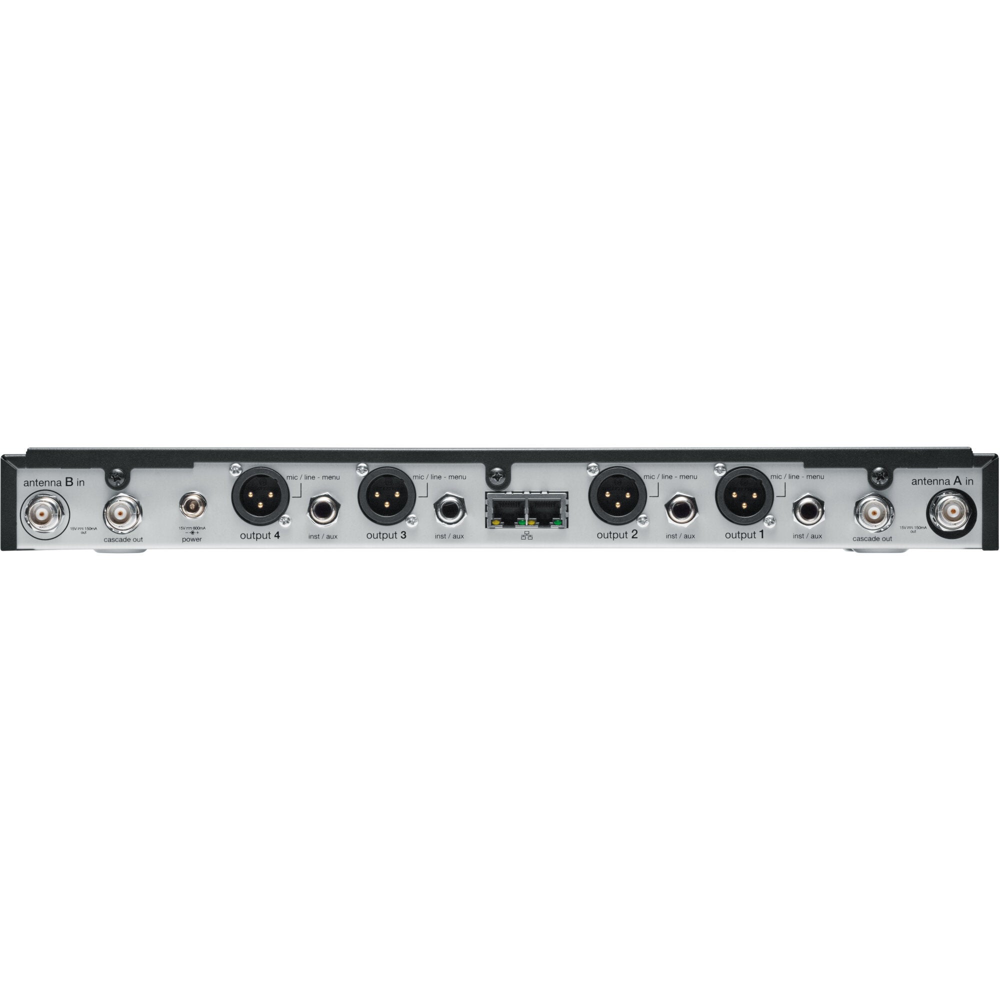 Shure SLXD4Q+ G65 vierkanaals ontvanger