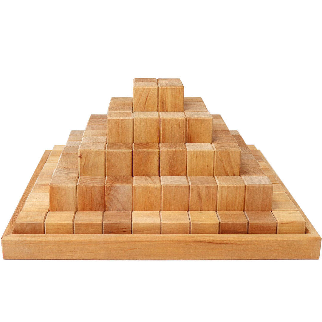 Grimm's bouwblokken piramide - 100st
