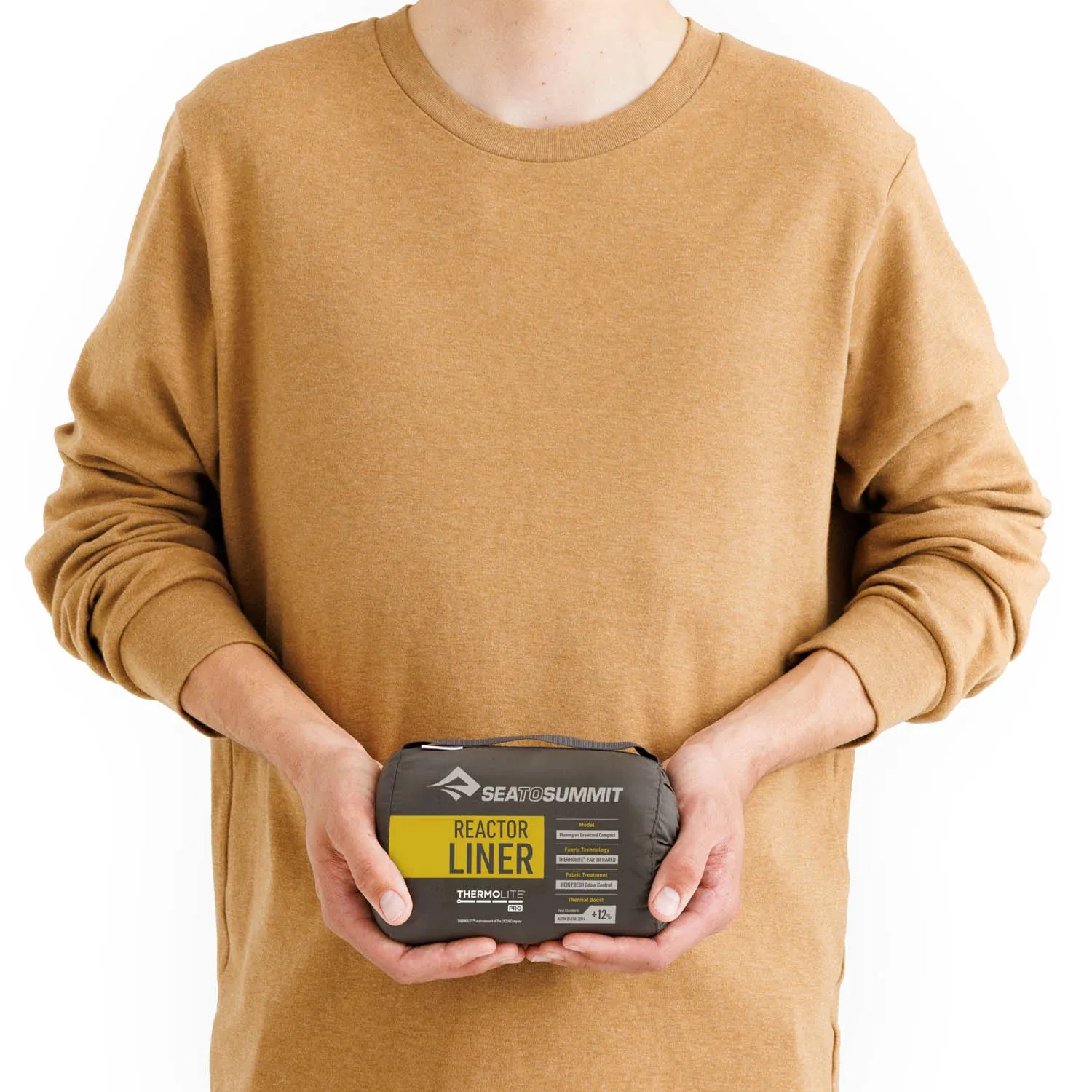 Sea To Summit Reactor Sleeping Bag Liner Standard Sulphur Yellow