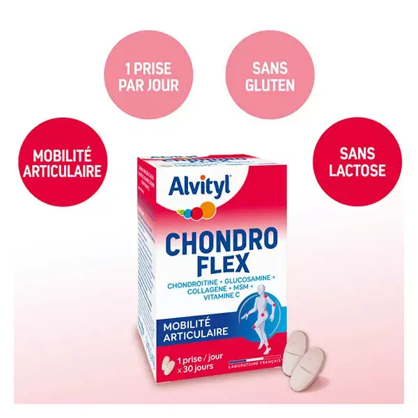 Alvityl Chondroflex Suporte para Mobilidade Articular para maiores de 18 anos, 60 comprimidos