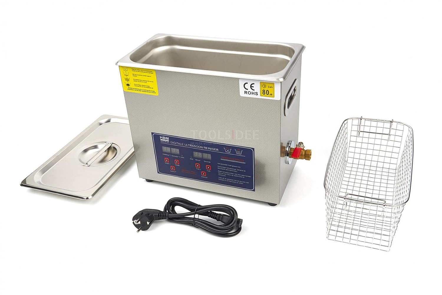 HBM 6,5 Liter Professioneller Ultraschallreiniger