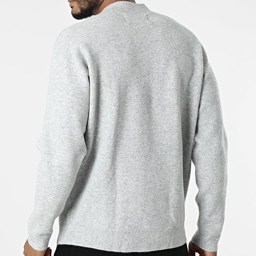 Pull Two Tone Monogram 9662 Gris Chiné