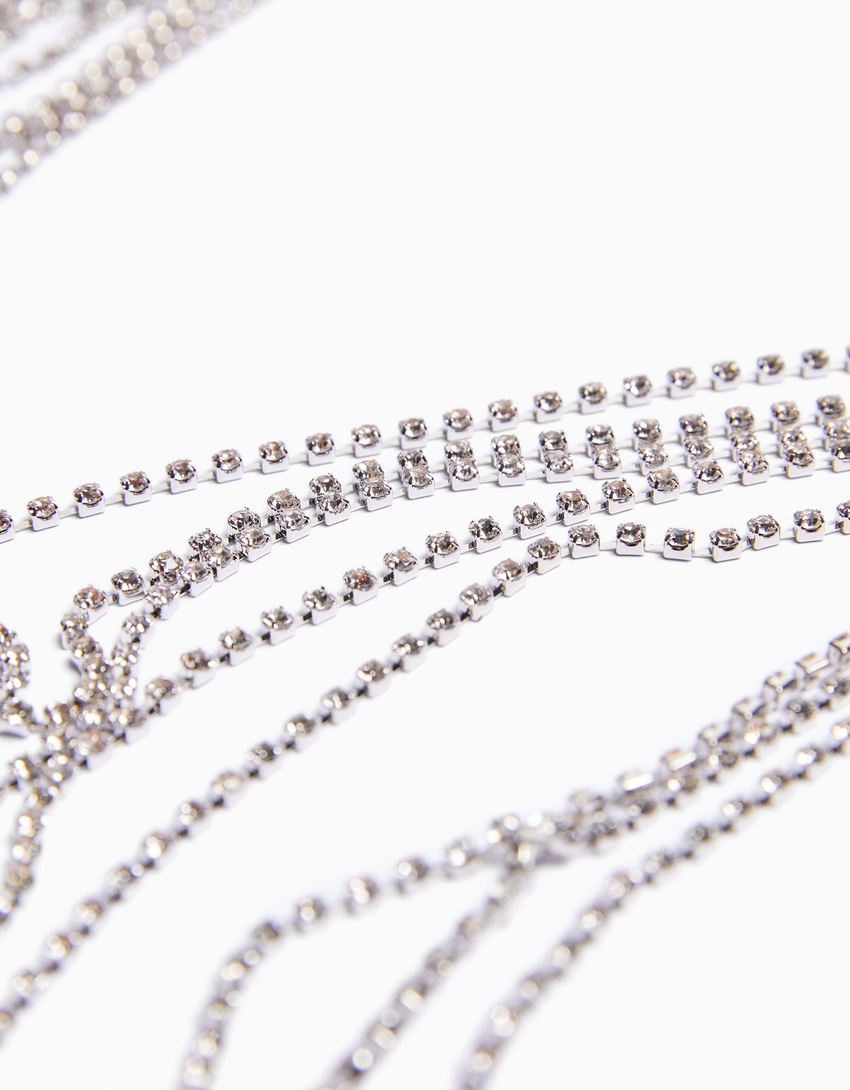 Sutiã sem aro com strass