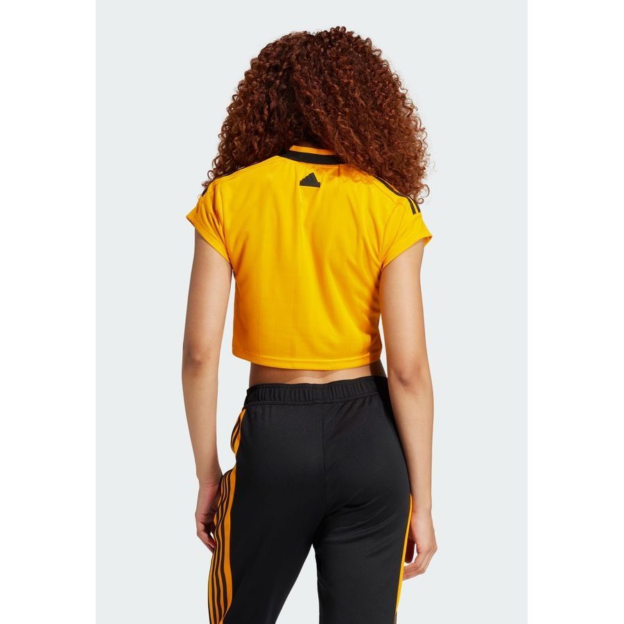 Adidas Maillot crop top à 3 bandes coupées Tiro