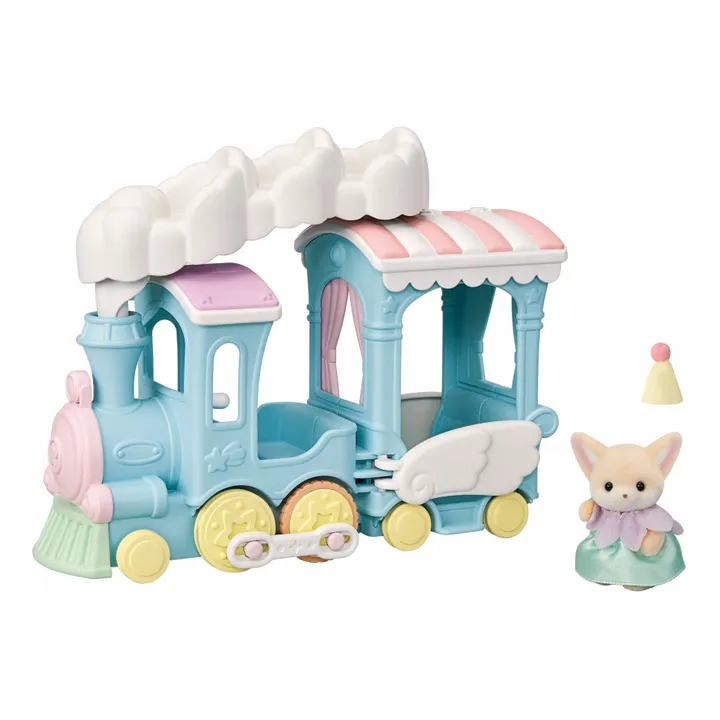 Sylvanian Families Le petit train à vapeur et bébé Fennec