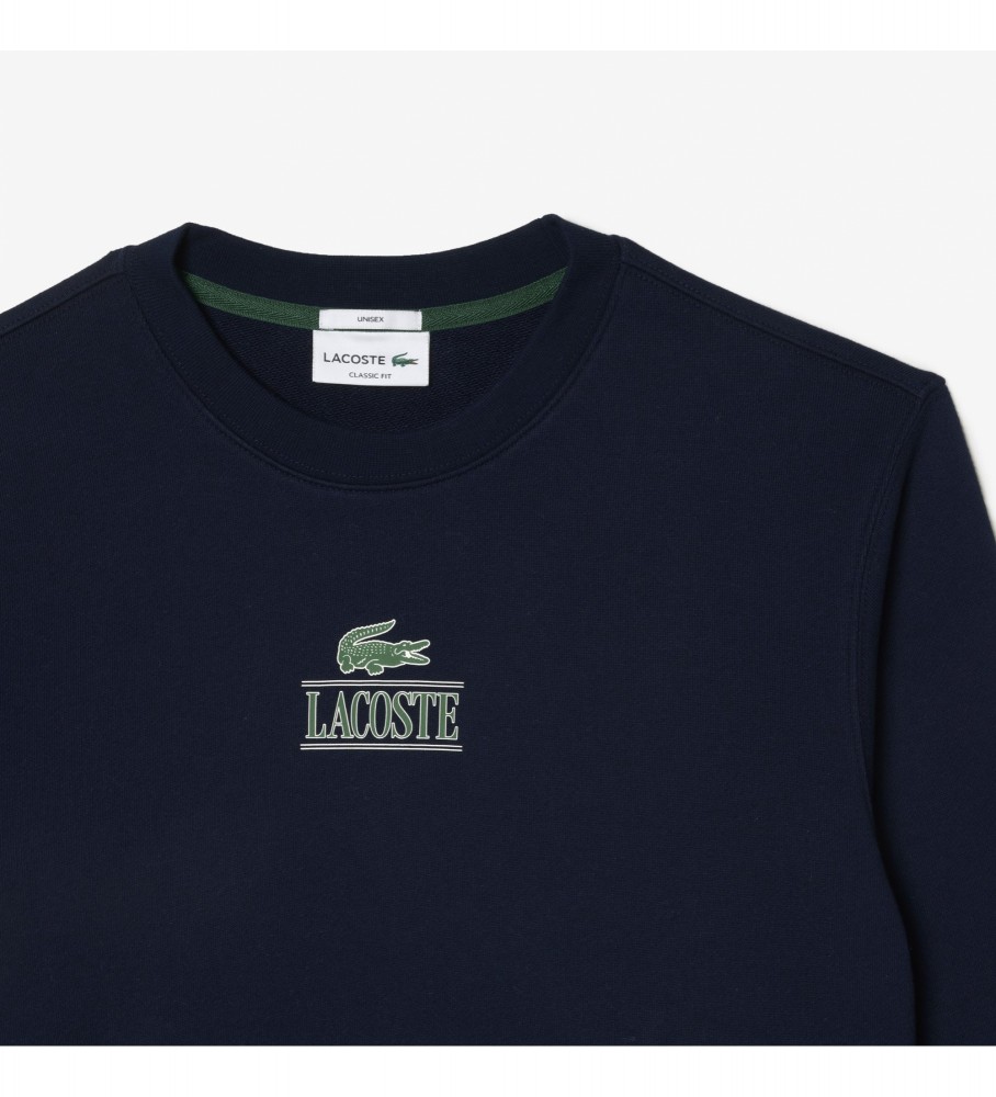 Moletom Lacoste Jogger com estampa da marca em azul marinho
