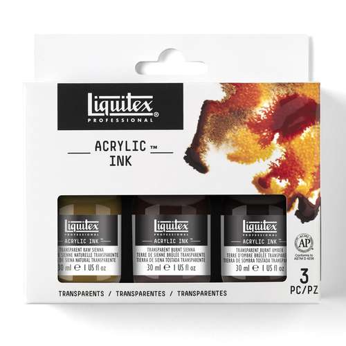 Liquitex® Ink Sets, 3 x 30 ml