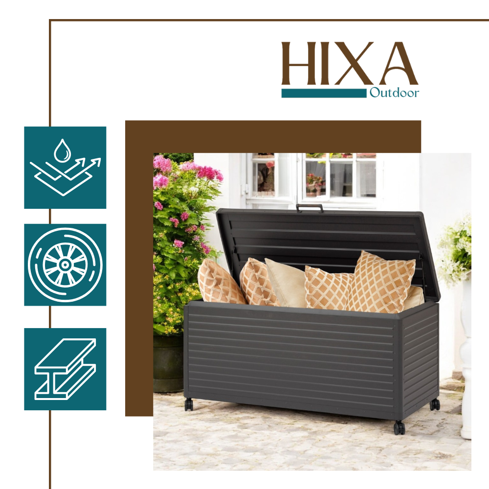 Hesperide HIXA Luxe Opbergbox Tuinkussenbox Soft Close Waterdicht 1...