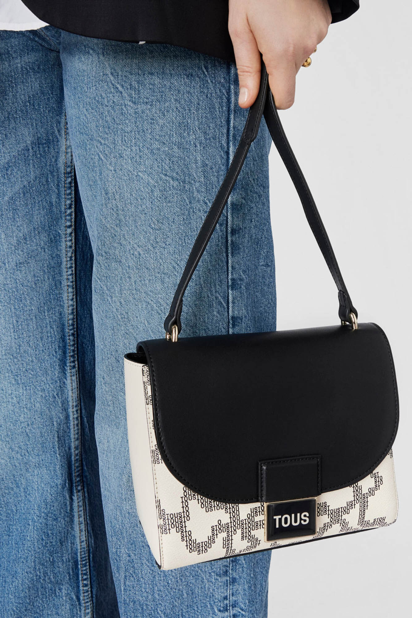 Mochila Perch Bege Kaos Pix - Bege