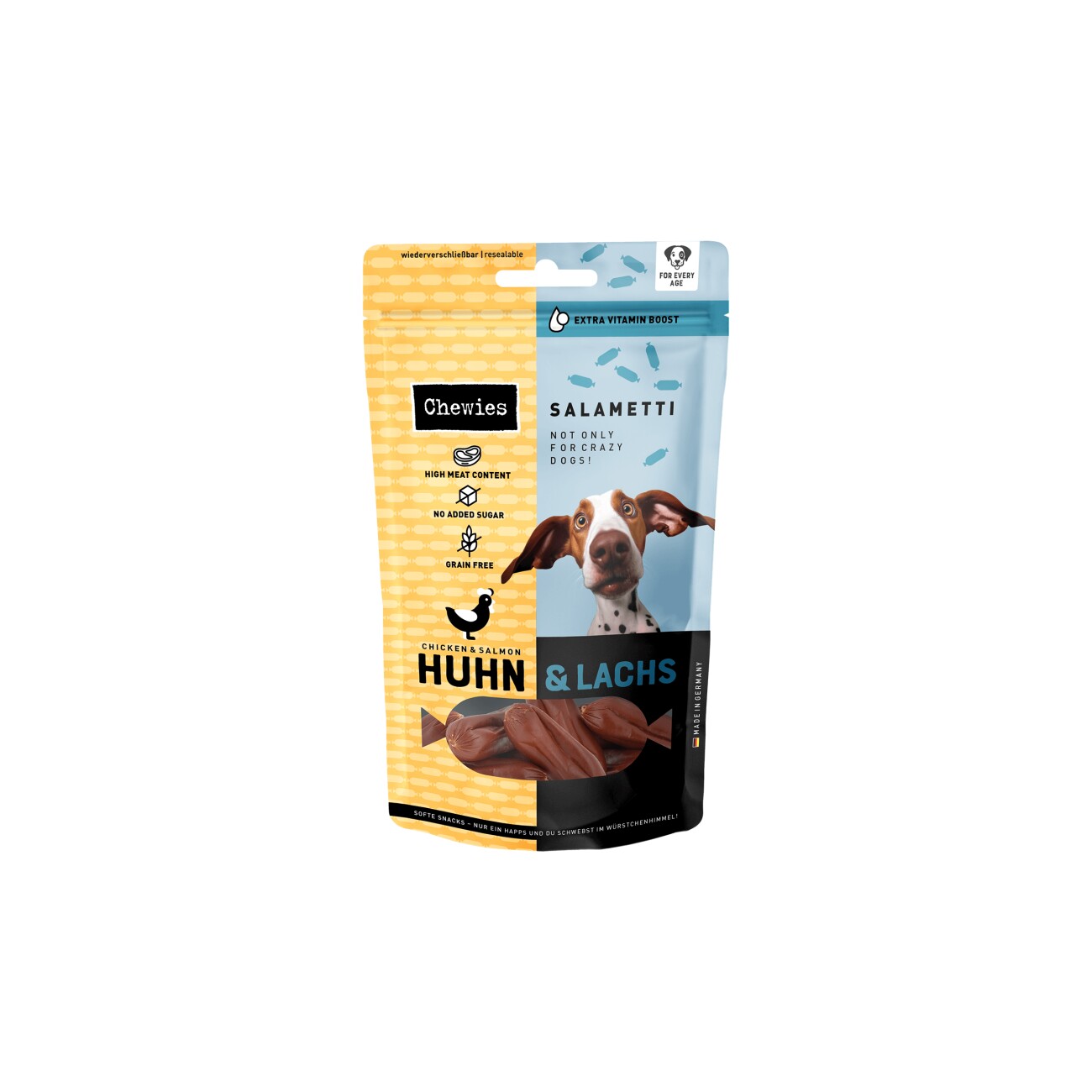 Chewies SALAMETTI 8x200g Huhn und Lachs
