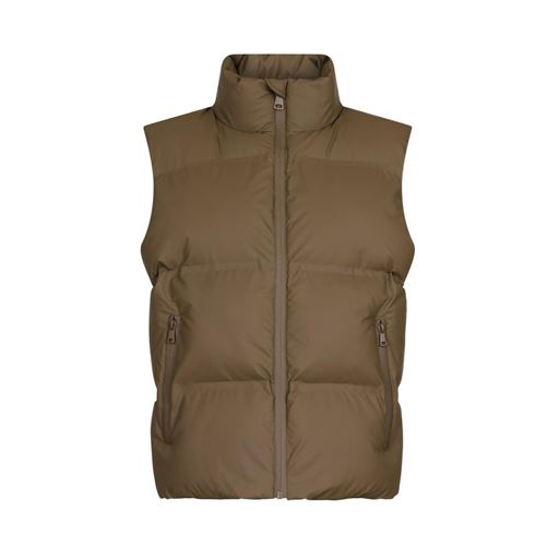 Neo Noir Annike C Puffer Vest, Dark Taupe, 40