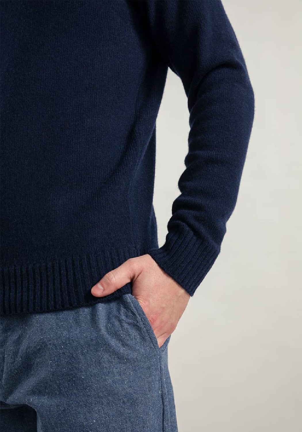 Rifo Kaschmirpullover Romeo Blu Mora