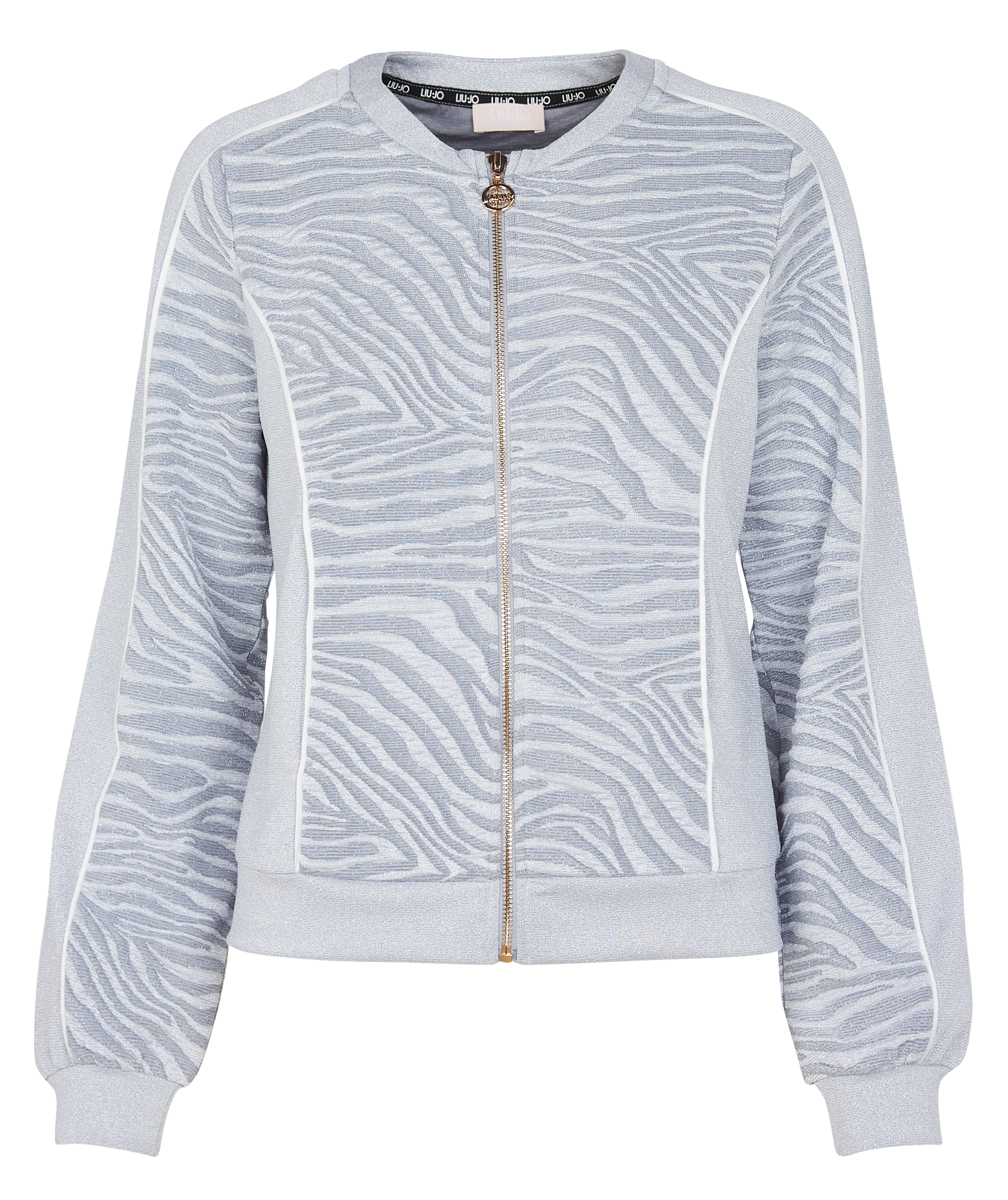 Cardigan droit à col rond | Blanc