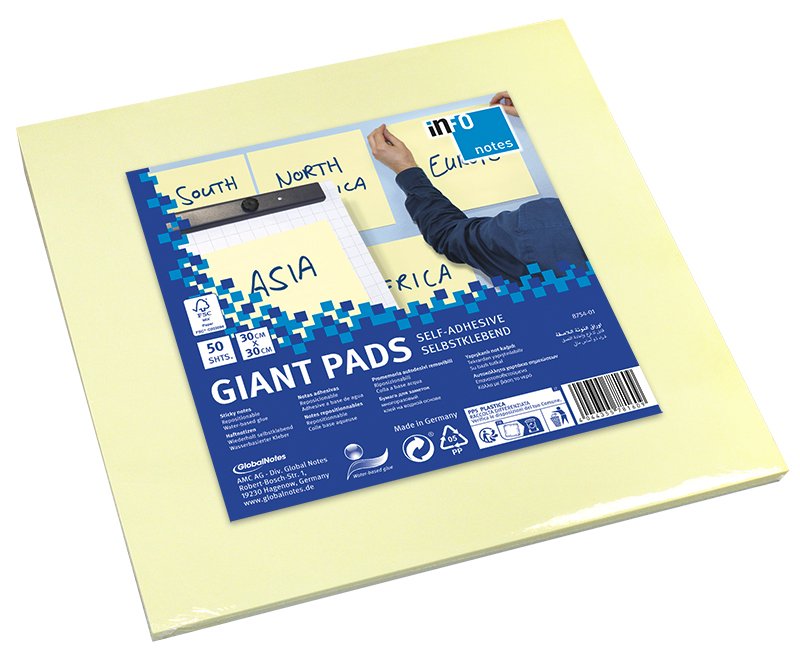 Haftnotizen info Giant Pad, FSC
