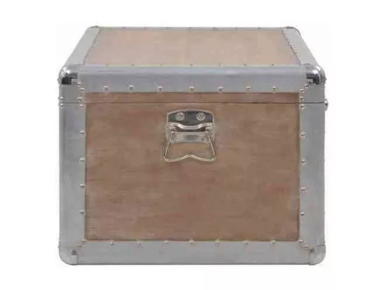 Coffre de rangement pin massif clair Steevie