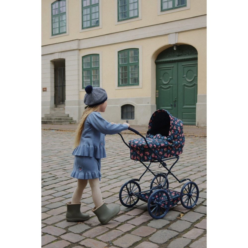 Køb Konges Sløjd Country Blue Soleil Strik Nederdel GOTS