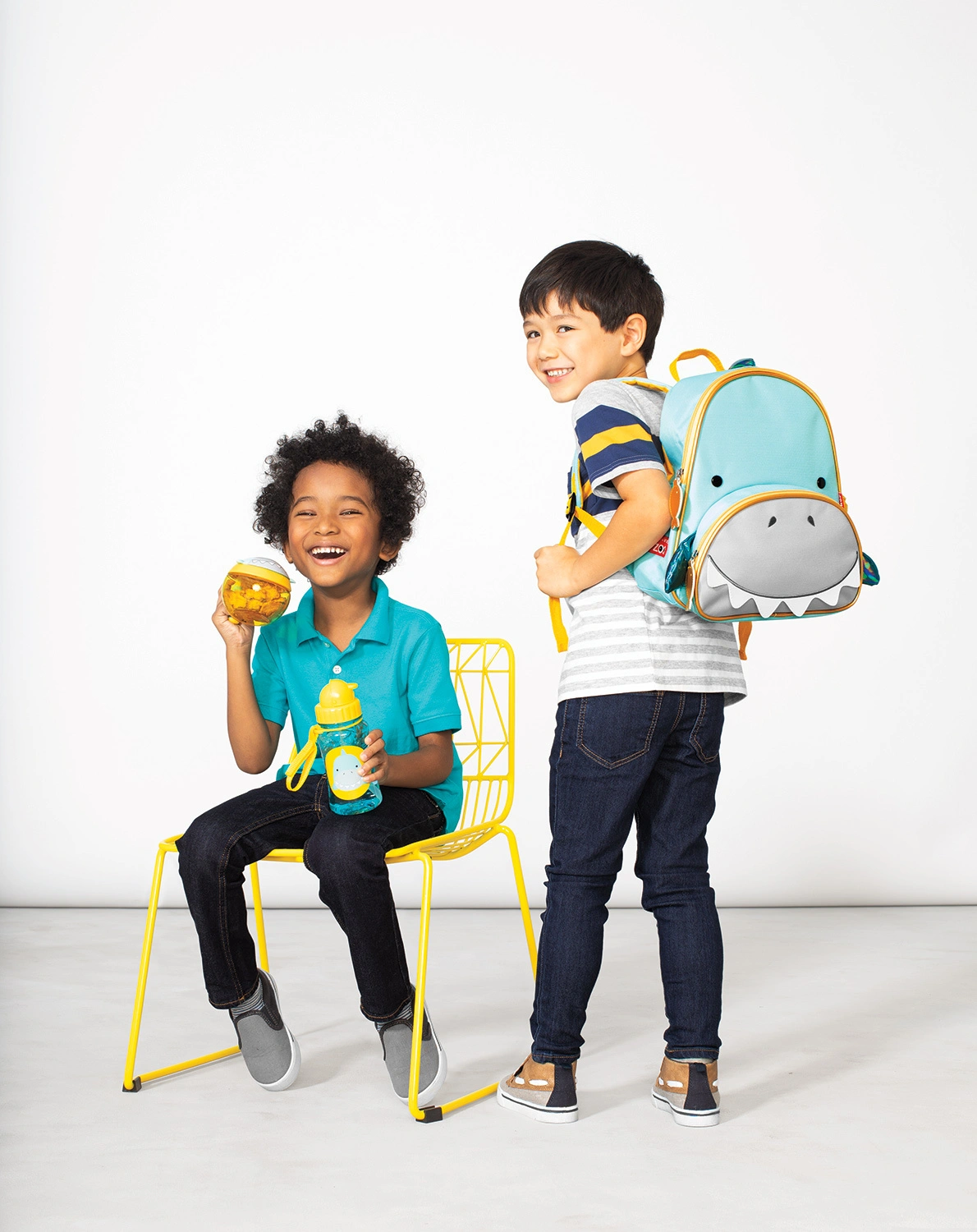 Rucksack ZOO - HAI (30x28x13) in blau