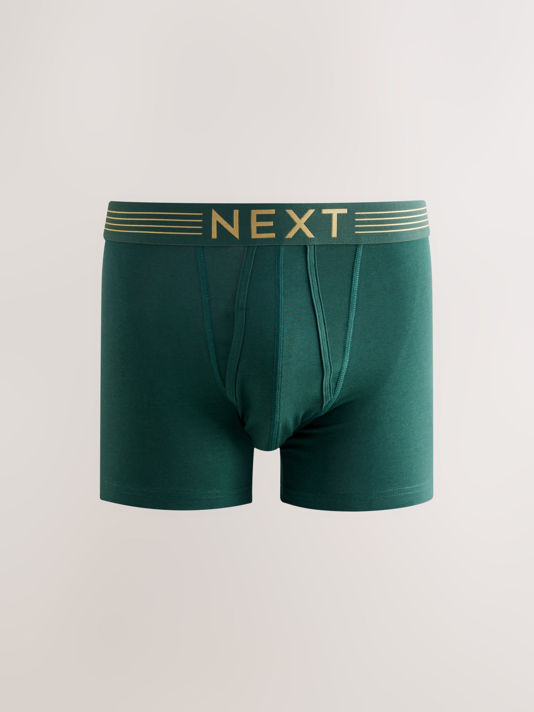 Roze/blauw/groen goudkleurige tailleband - Verpakking van 5 - Boxershorts met A-voorkant