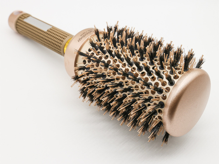 (Ø53mm) Haar Styling Rund Bürste Haarbürste Lockenbürste - Gold