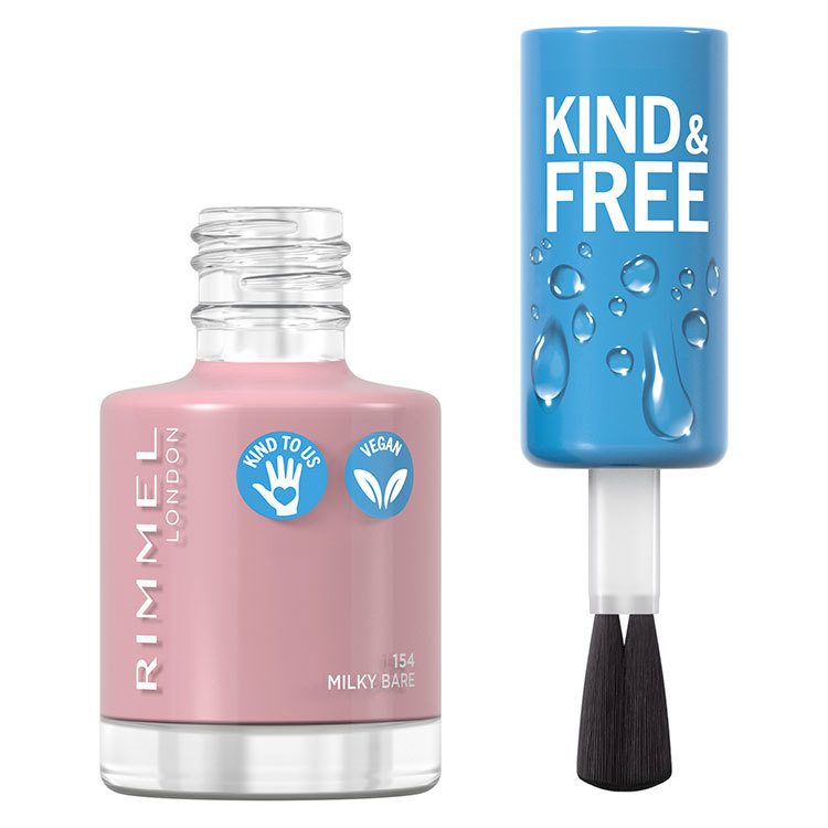 Rimmel London Kind & Free Nail Polish Lacquer 154 Milky Bare 8ml