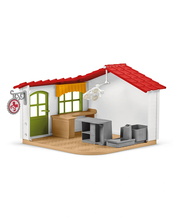 schleich® 42502 Farm World – Tierarzt – Praxis mit Haustieren