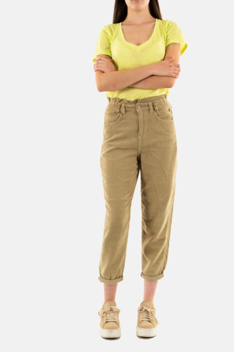 Pantalons freeman t. porter lara veluto velu23 f1271 abbey stone