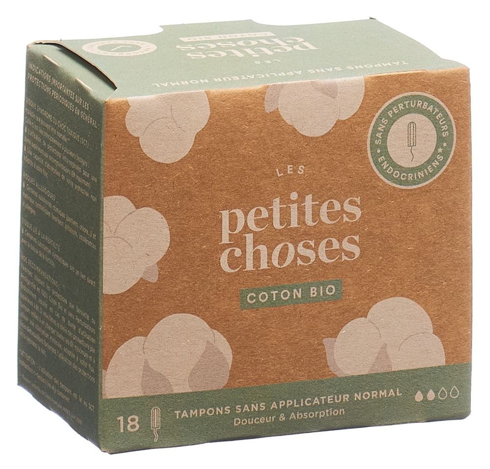 LES PETITES CHOSES Tampons normal Bio 18 Stk