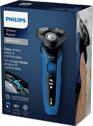 Philips - Series 5 - Scheerapparaat - Donkerblauw - Waterbestendig - Oplaadbaar