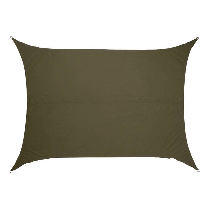 Voile d'ombrage rectangulaire ELYORA Vert Laurier