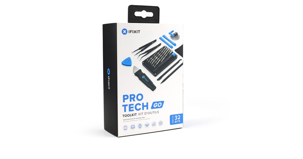 iFixitPro Tech Go Toolkit gereedschapsset  (Zwart/blauw)