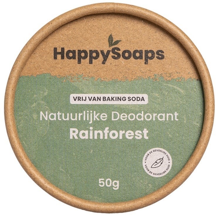 HappySoaps Natuurlijke Deodorant Rainforest Sensitive 50gr