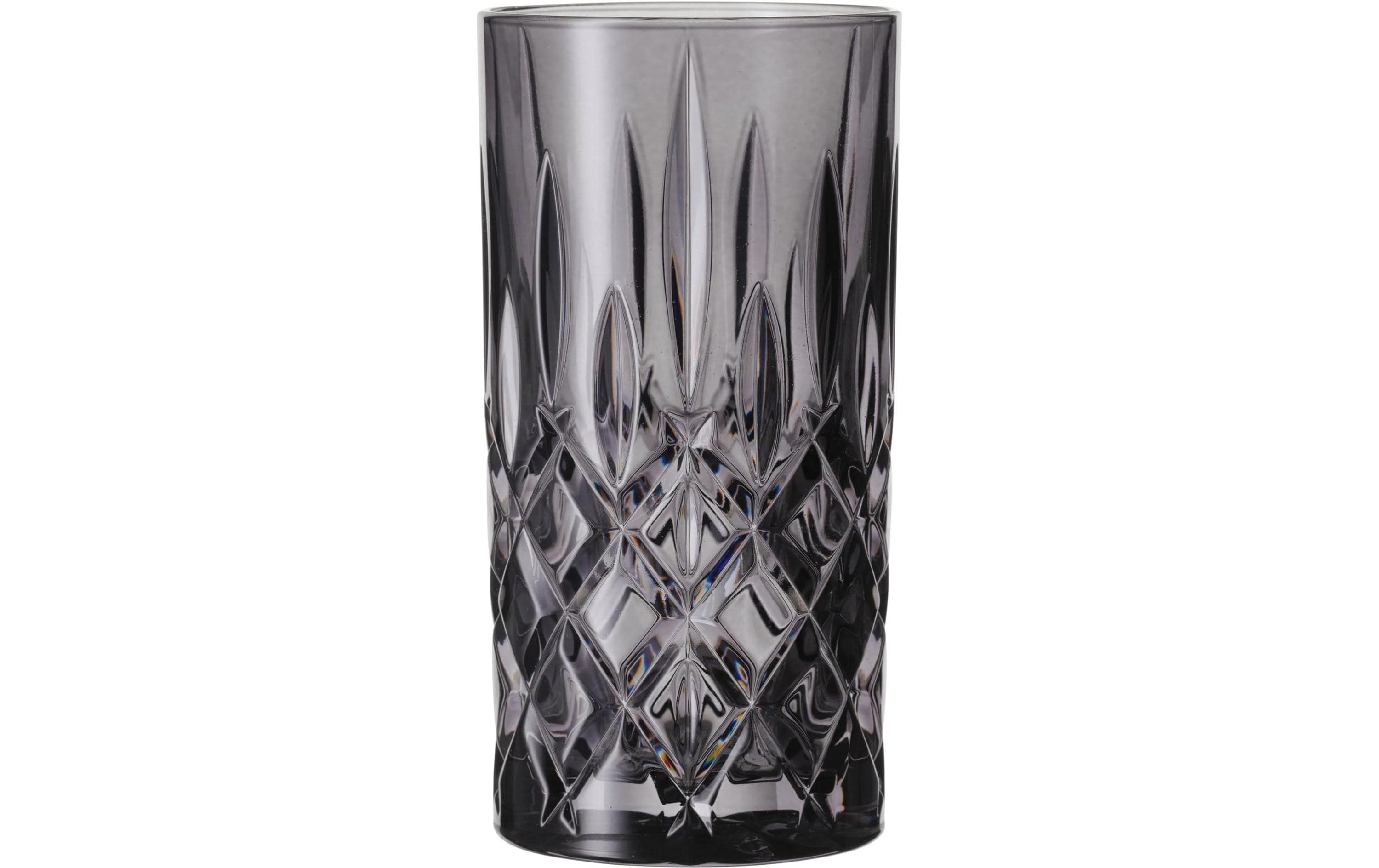 Longdrinkglas Noblesse, Smoke, 2 StückLongdrinkglas-Set aus Kristallglas in Rauchgrau