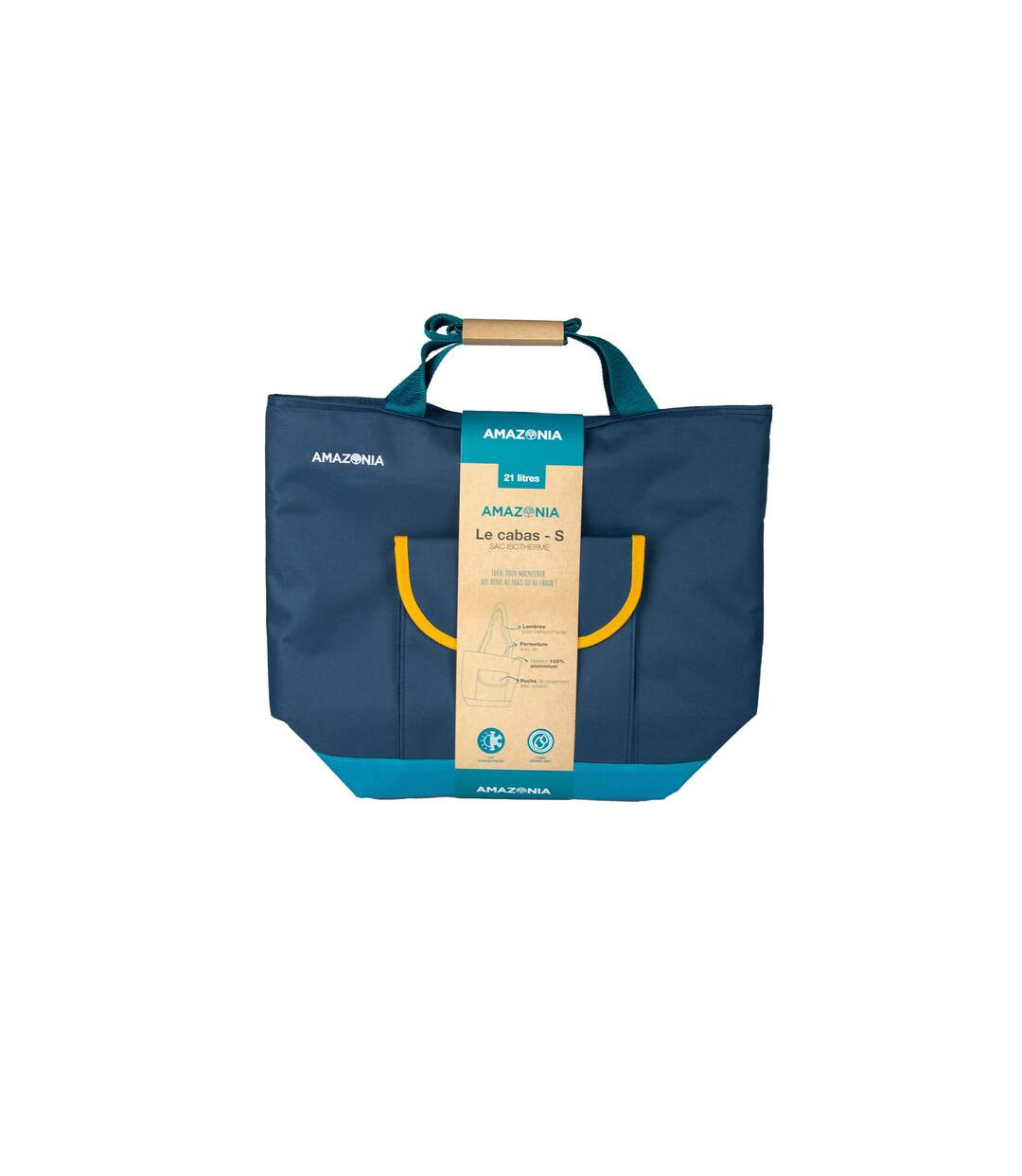 Sac cabas S isotherme 21 L - Bleu