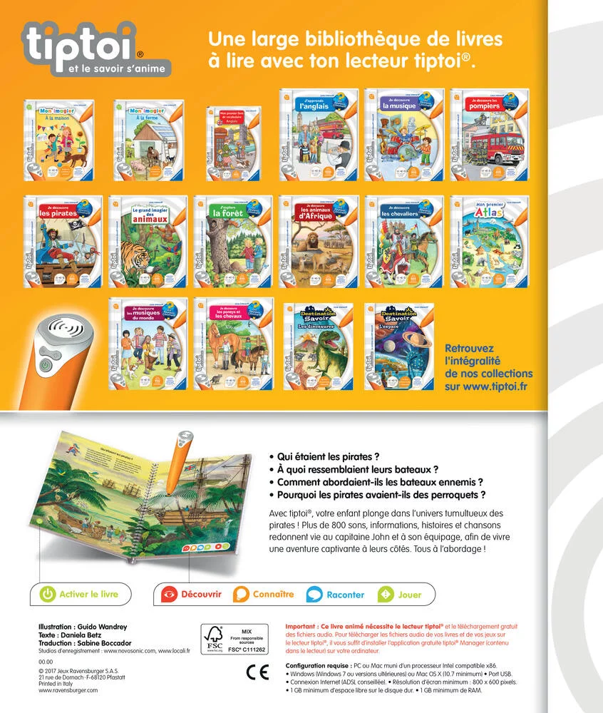 TIPTOI DECOUVRE PIRATES